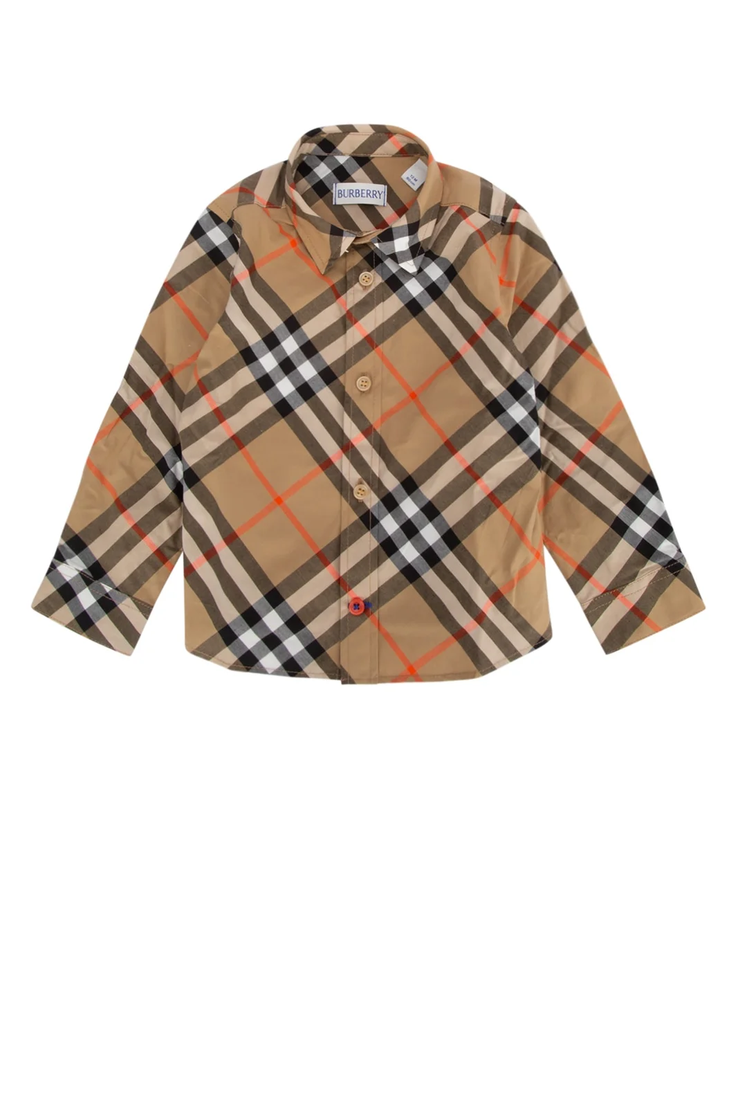 Poncho check Burberry cho bé
